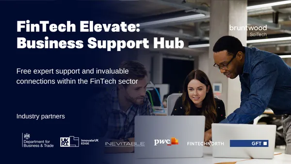 Working in with Bruntwood, we were brought in as one of their expert Industry Partners alongside the Department for Business & Trade, InnovateUK EDGE and PWC for their collaborative event with FinTech North.